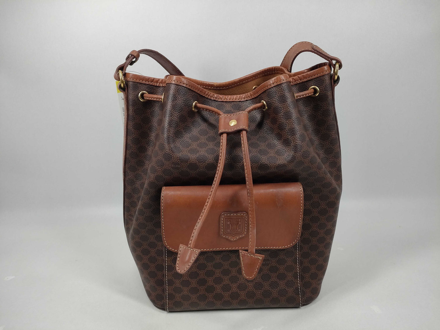 CELINE Drawstring Shoulder Bag