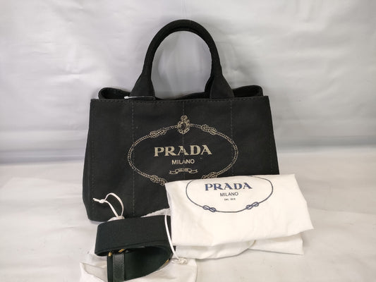 PRADA Canapa 2-way tote bag