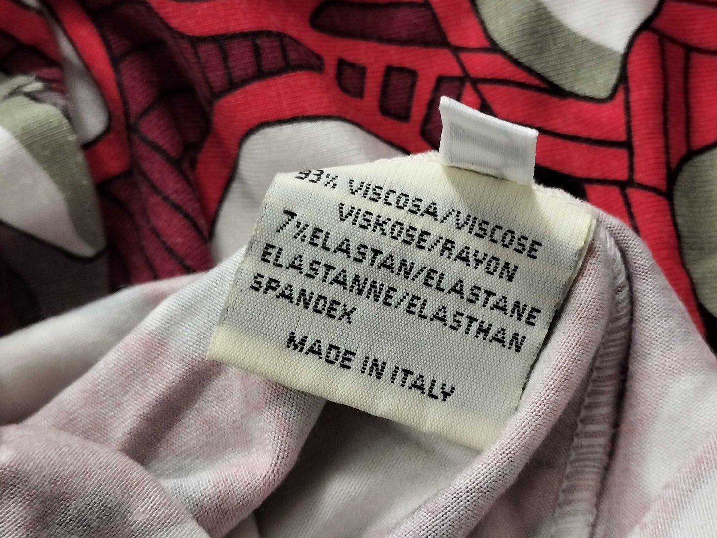 HERMES Margiela period / turtleneck short sleeve top / all-over print top