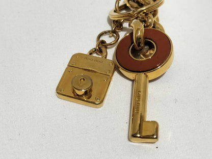 Miu Miu Key Ring Keychain Charm