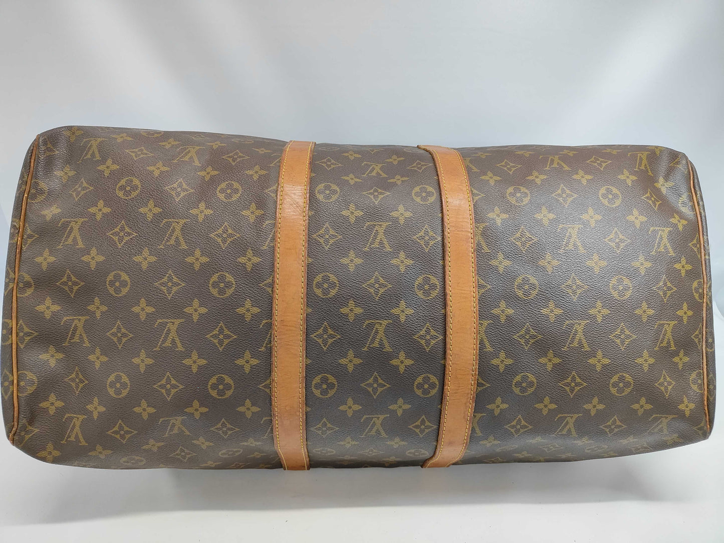 LOUIS VUITTON Monogram Keepall 55 Old Style Boston Bag