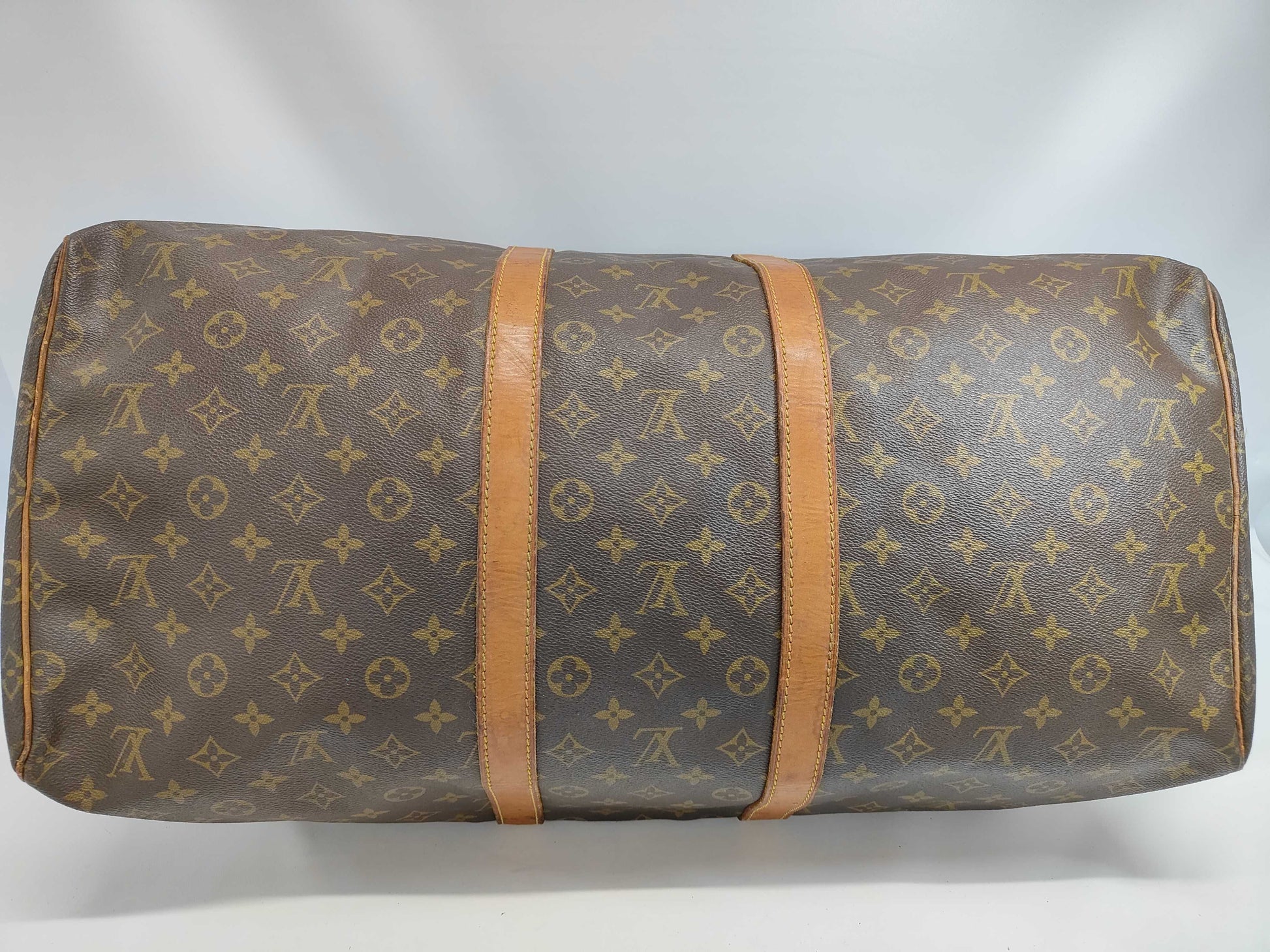 LOUIS VUITTON Monogram Keepall 55 Old Style Boston Bag