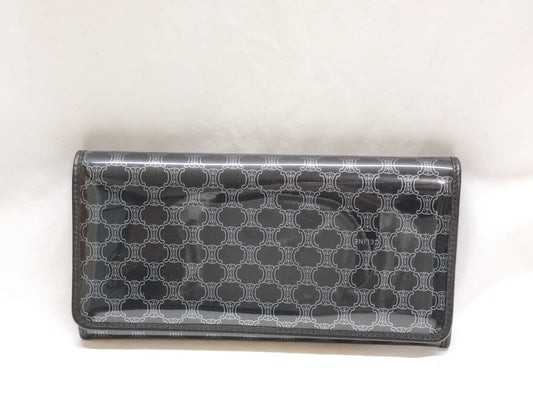 CELINE Macadam Enamel Long Wallet