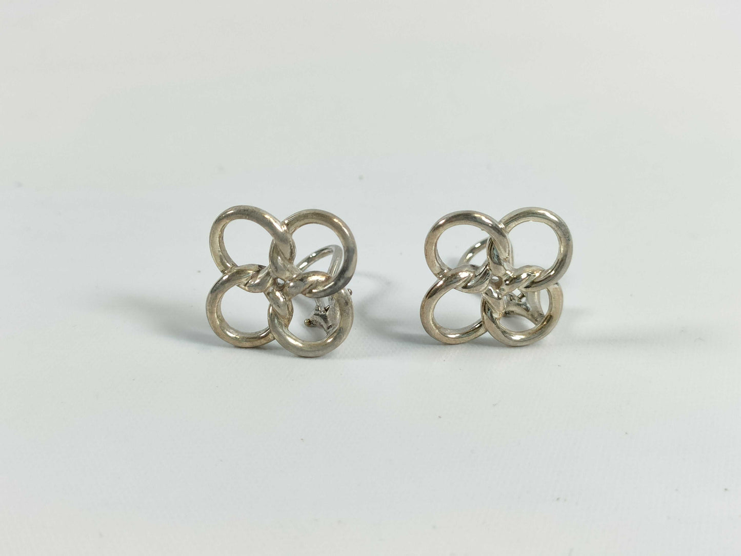 Tiffany & Co. Clover Earrings by Elissa Peretti, SV925, 6.3g