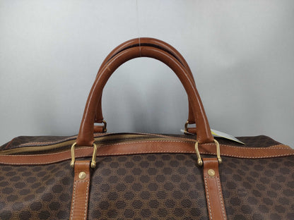 CELINE Boston Bag Macadam Pattern Boston Bag