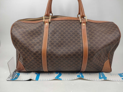 CELINE Boston Bag Macadam Pattern Boston Bag