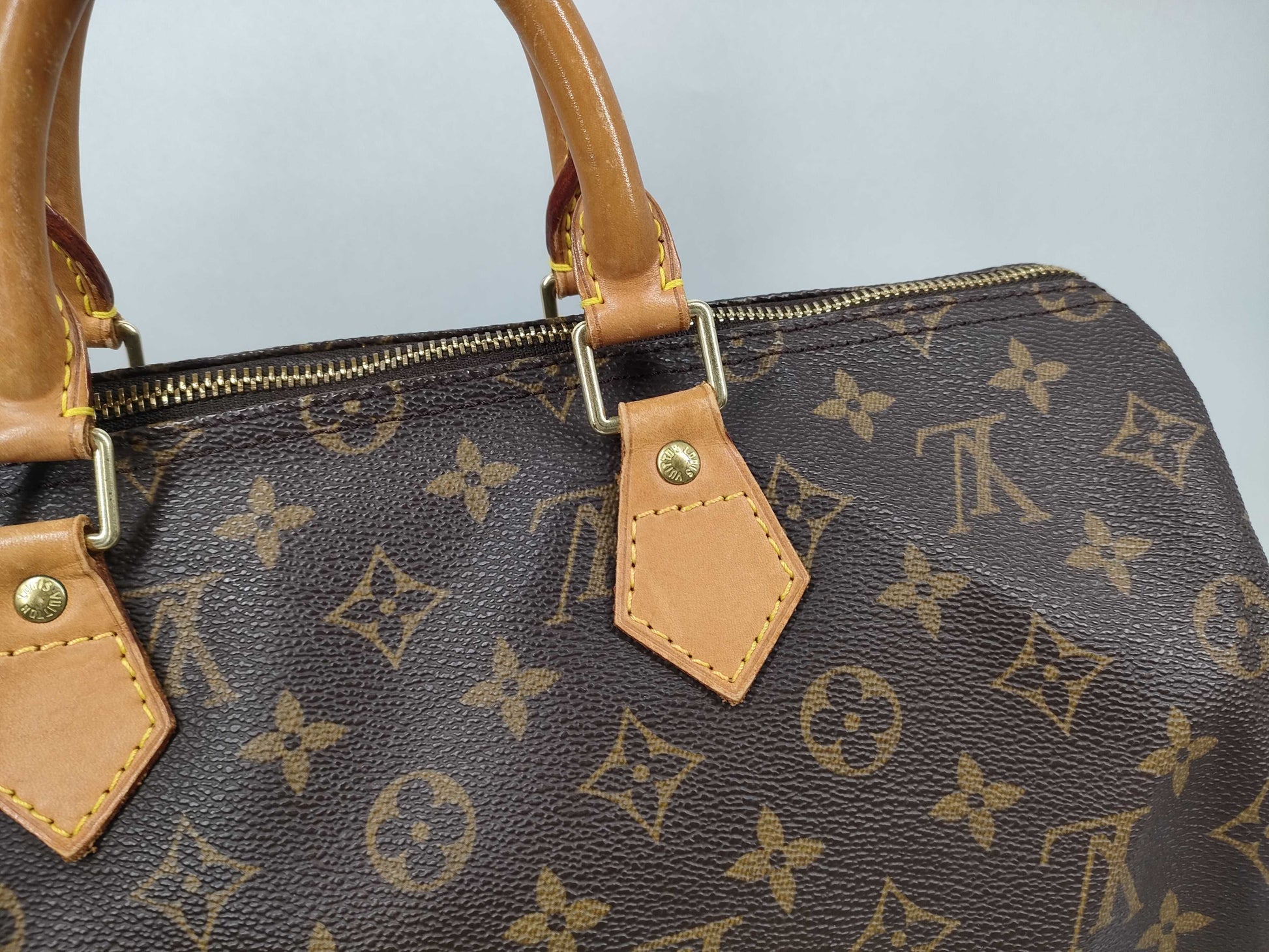 LOUIS VUITTON Monogram Speedy 35 Boston Bag