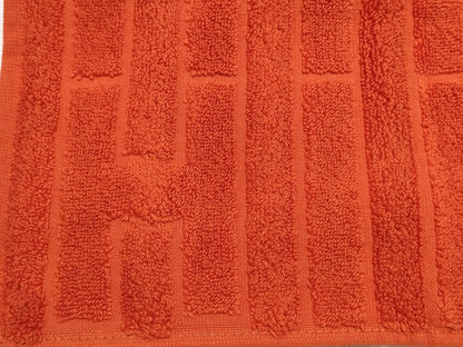 HERMES Hand Towel Orange Other Accessories