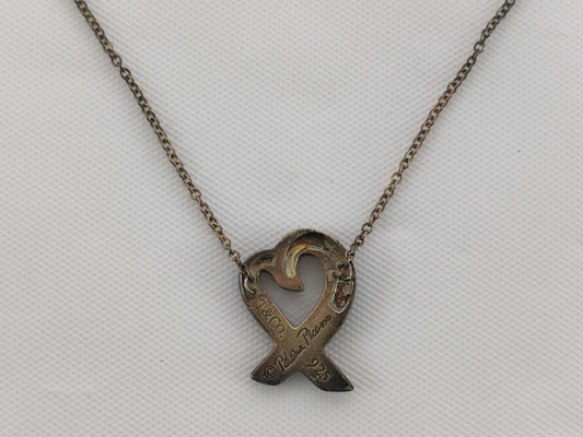 Tiffany & Co. SV925 Loving Heart Necklace