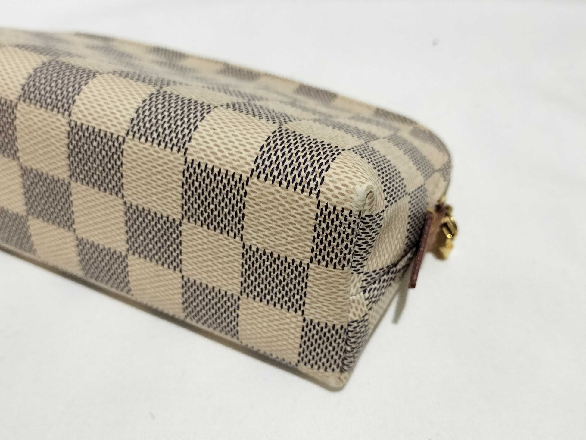 LOUIS VUITTON Damier N60024 Pochette Cosmetic Azur Pouch