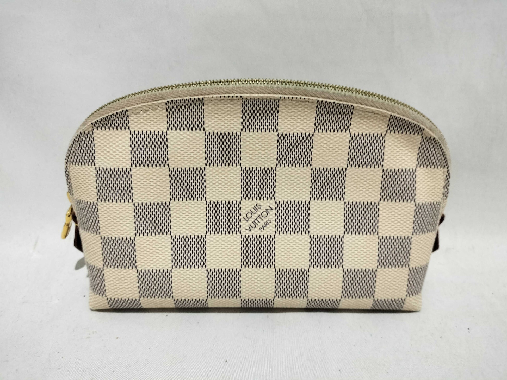 LOUIS VUITTON Damier N60024 Pochette Cosmetic Azur Pouch