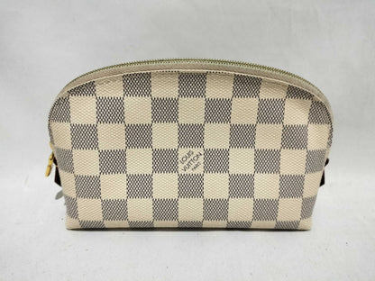 LOUIS VUITTON Damier N60024 Pochette Cosmetic Azur Pouch