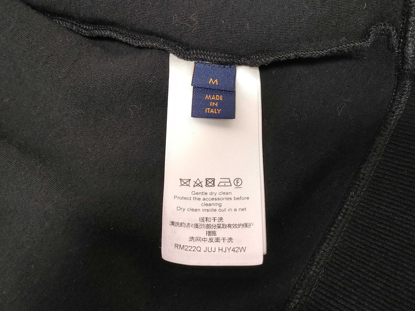 LOUIS VUITTON Staples Edition Parka Black Top