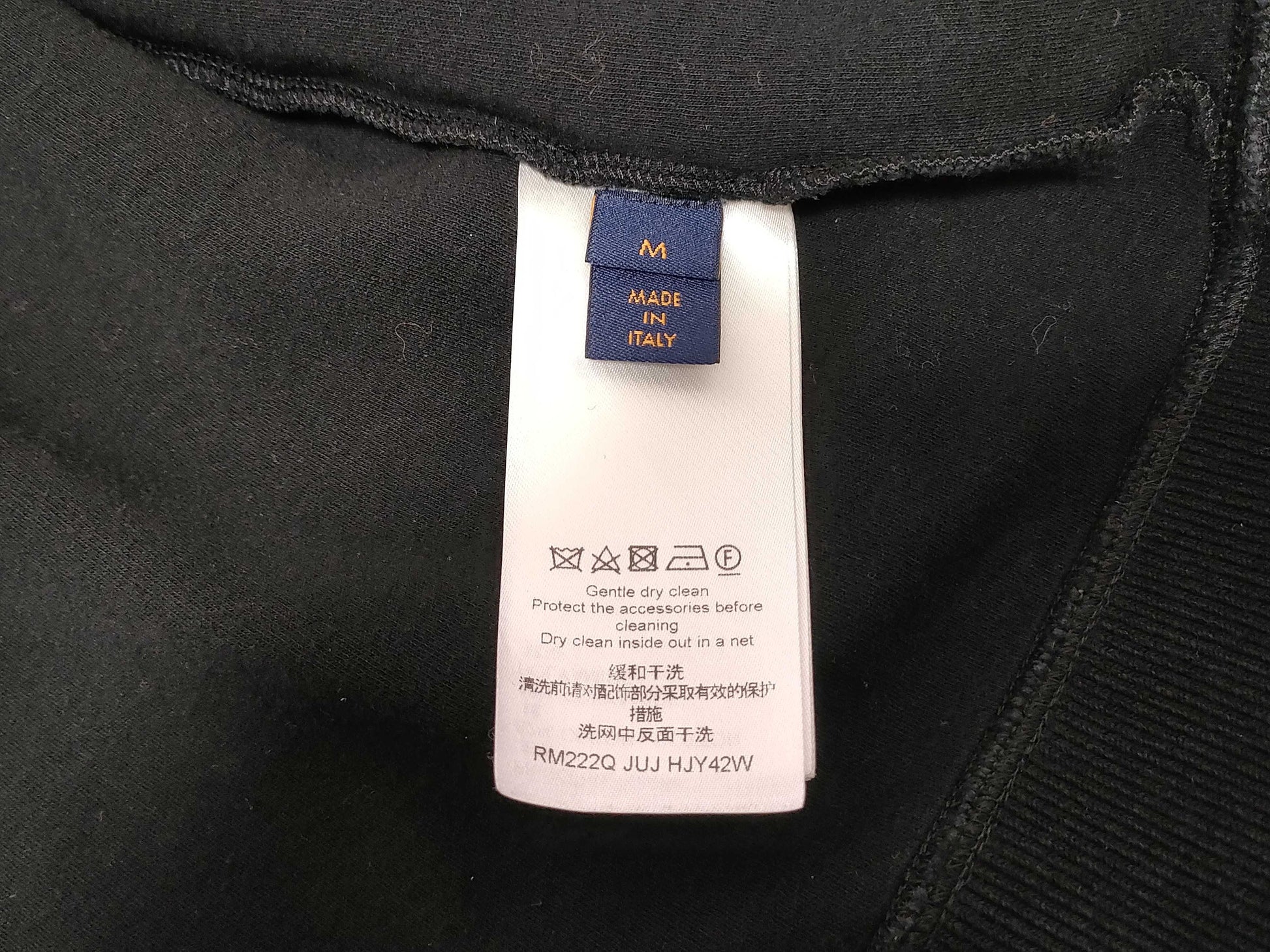 LOUIS VUITTON Staples Edition Parka Black Top