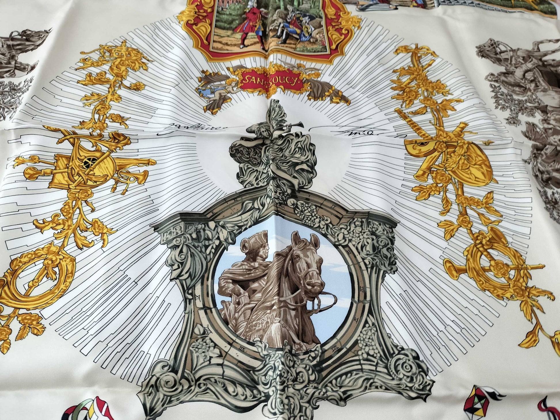 HERMES Carré Sanssouci Palace Scarf