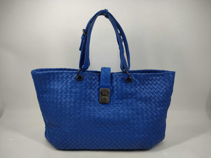 BOTTEGA VENETA Intrecciato Handbag Blue Handbag