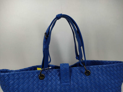 BOTTEGA VENETA Intrecciato Handbag Blue Handbag