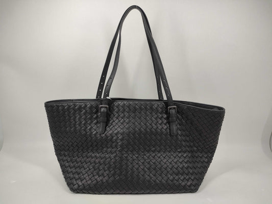 BOTTEGA VENETA Intrecciato Tote Bag Black Tote Bag