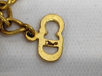 Dior Gold Logo Bracelet Bracelet Bangle
