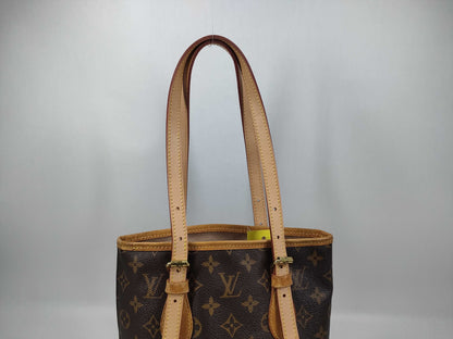 LOUIS VUITTON Monogram Bucket PM Tote Bag