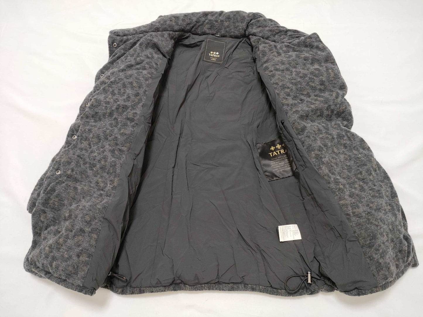 TATRAS LTA14A4310 Leopard Print Down Jacket Wool Jacket