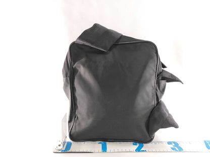 PRADA Nylon Tessuto Crossbody Shoulder Bag with Side Triangle Plate