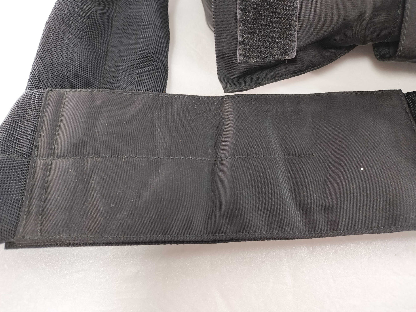 PRADA Nylon Tessuto Crossbody Shoulder Bag with Side Triangle Plate