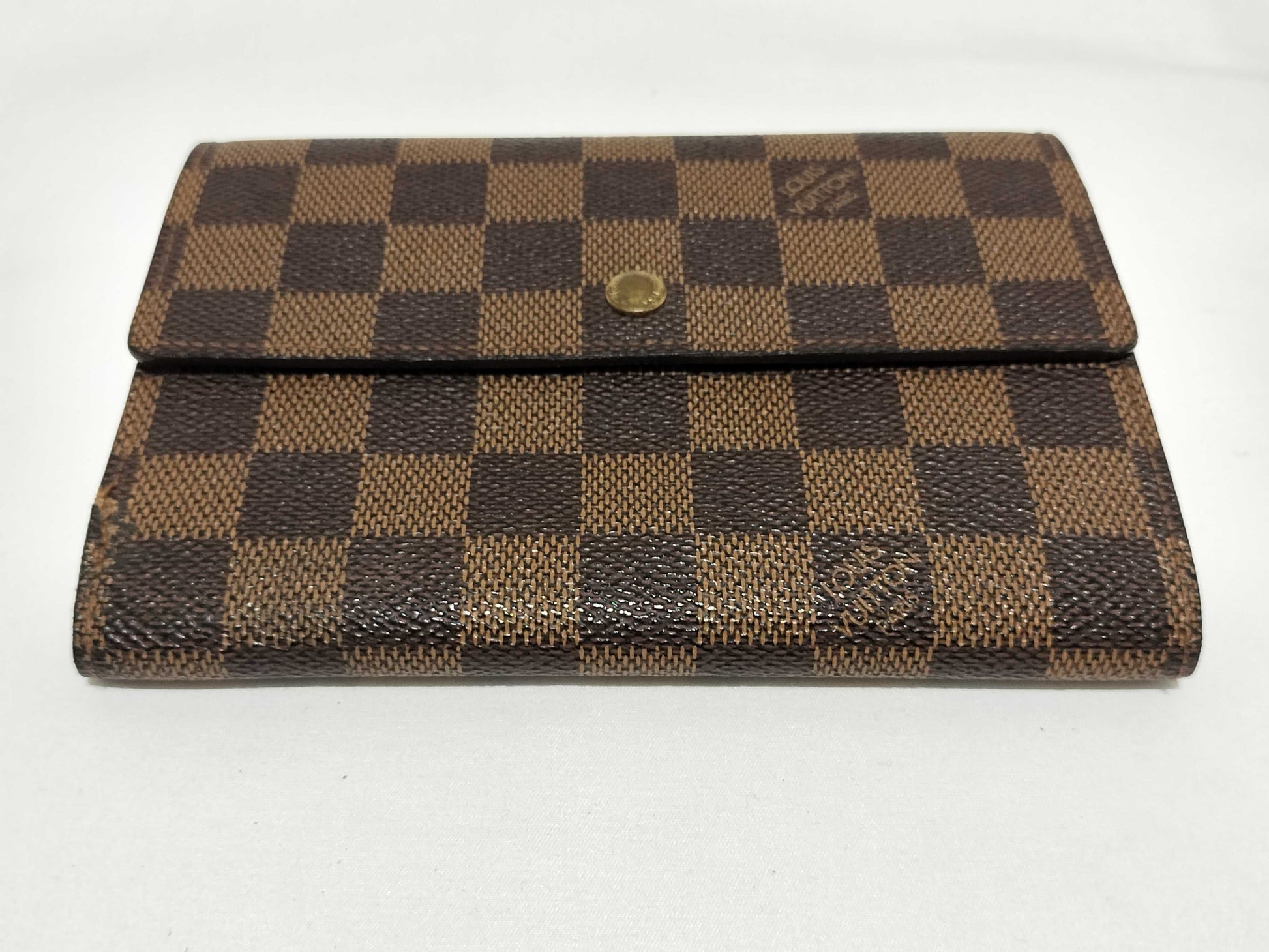 LOUIS VUITTON Damier Porte Tresor Etui Papier Wallet