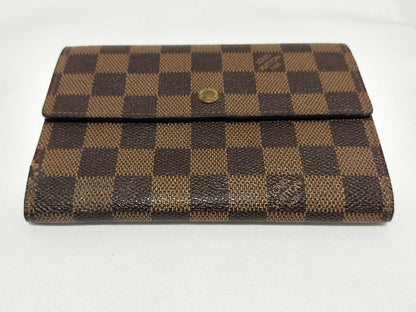 LOUIS VUITTON Damier Porte Tresor Etui Papier Wallet