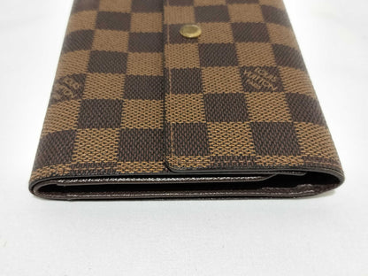 LOUIS VUITTON Damier Porte Tresor Etui Papier Wallet