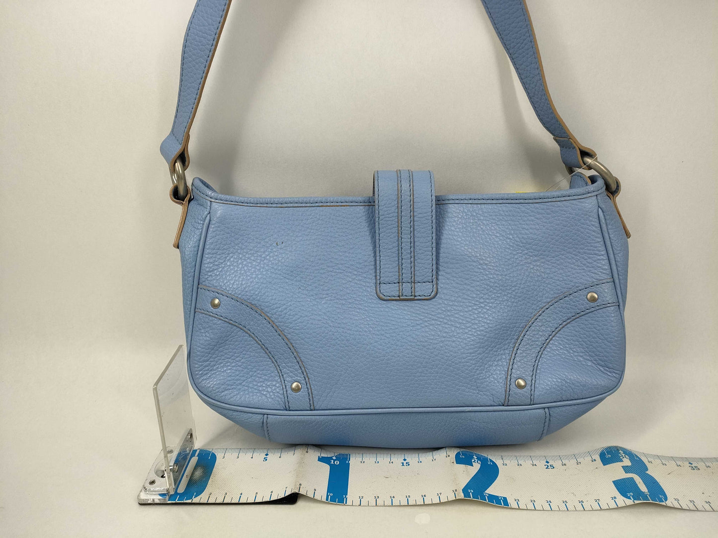 BURBERRY London Leather One-Shoulder Shoulder Bag with Nova Check Interior