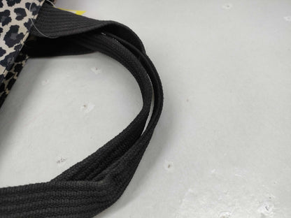 Herve Chapelier Nylon Boat-Shaped Leopard Print Tote Bag