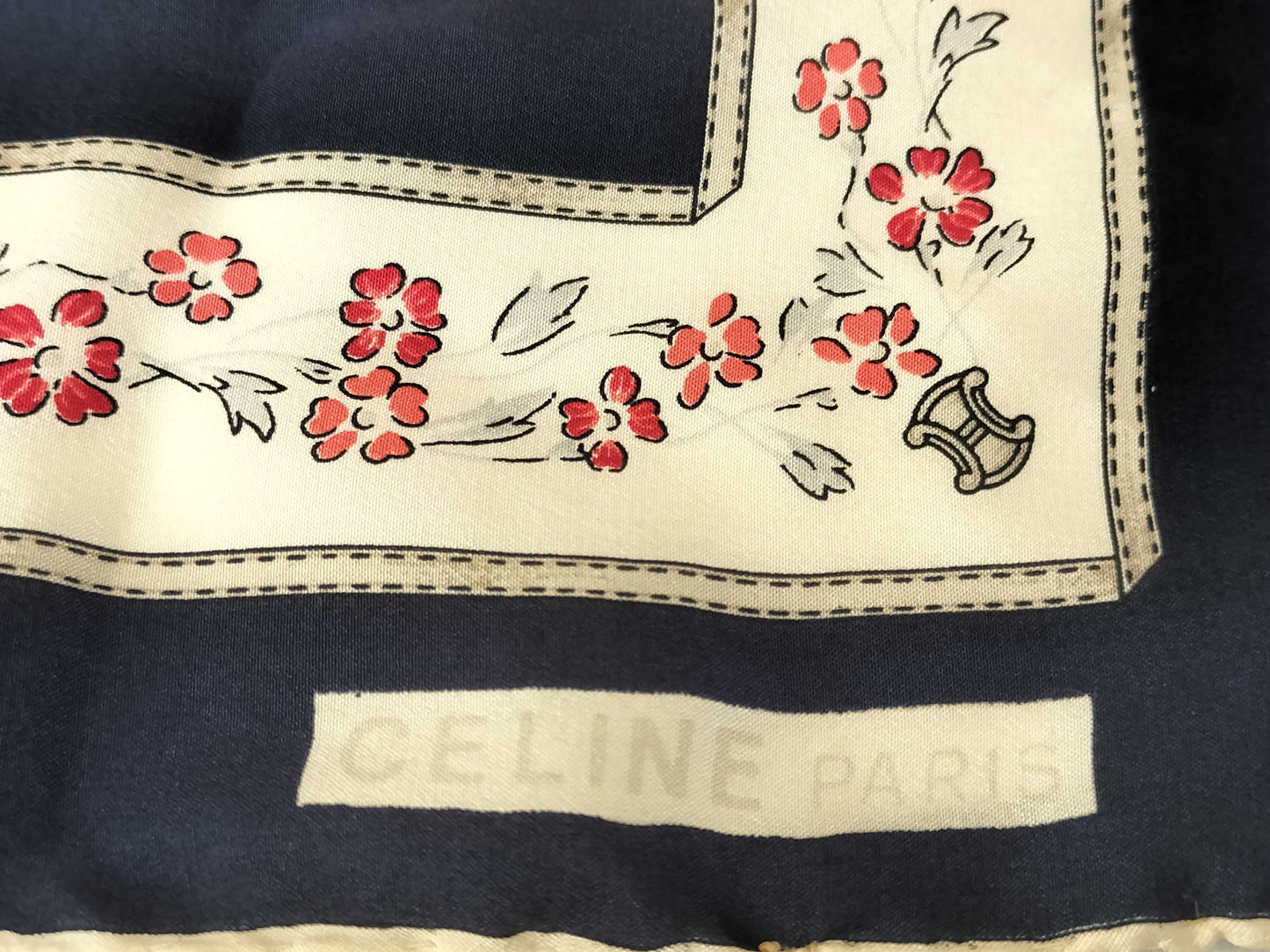 CELINE Silk Scarf Scarf