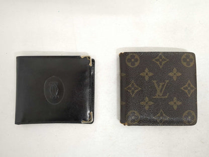 Cartier and Louis Vuitton Bifold Wallet Set