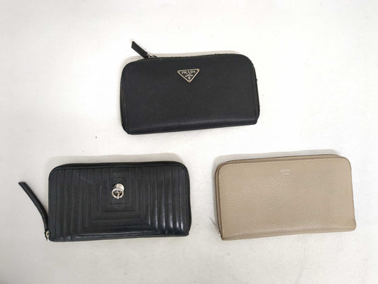CELINE Prada/Fendi Long Wallet Set Wallet