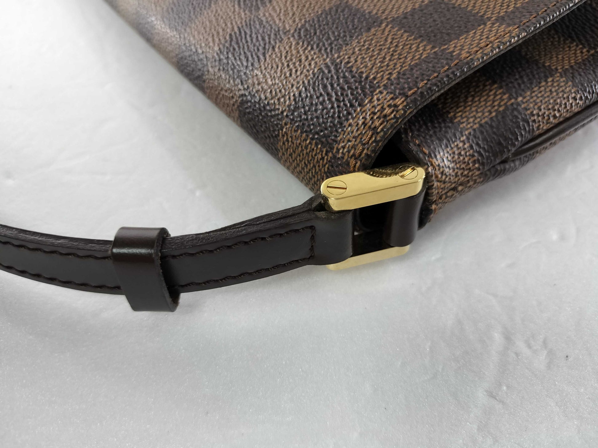 LOUIS VUITTON Damier Musette Tango Shoulder Bag