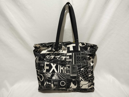 PRADA Nylon COMICS/Deteriorated Tote Bag
