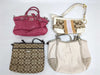 COACH Signature Leather Bag Set of 4 Shoulder Bags