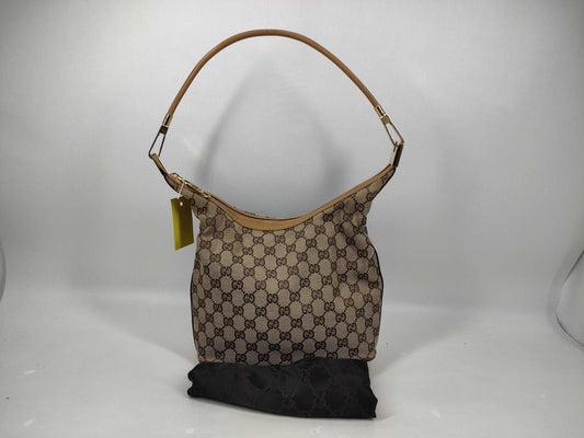 GUCCI GG Canvas Boston Bag Shoulder Bag