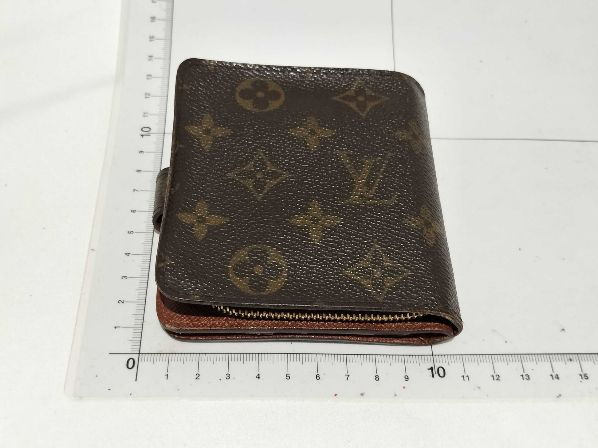 LOUIS VUITTON Monogram Compact Zip Wallet