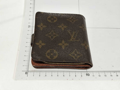 LOUIS VUITTON Monogram Compact Zip Wallet
