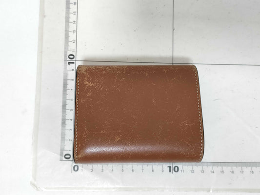CELINE Trim Off Leather Wallet