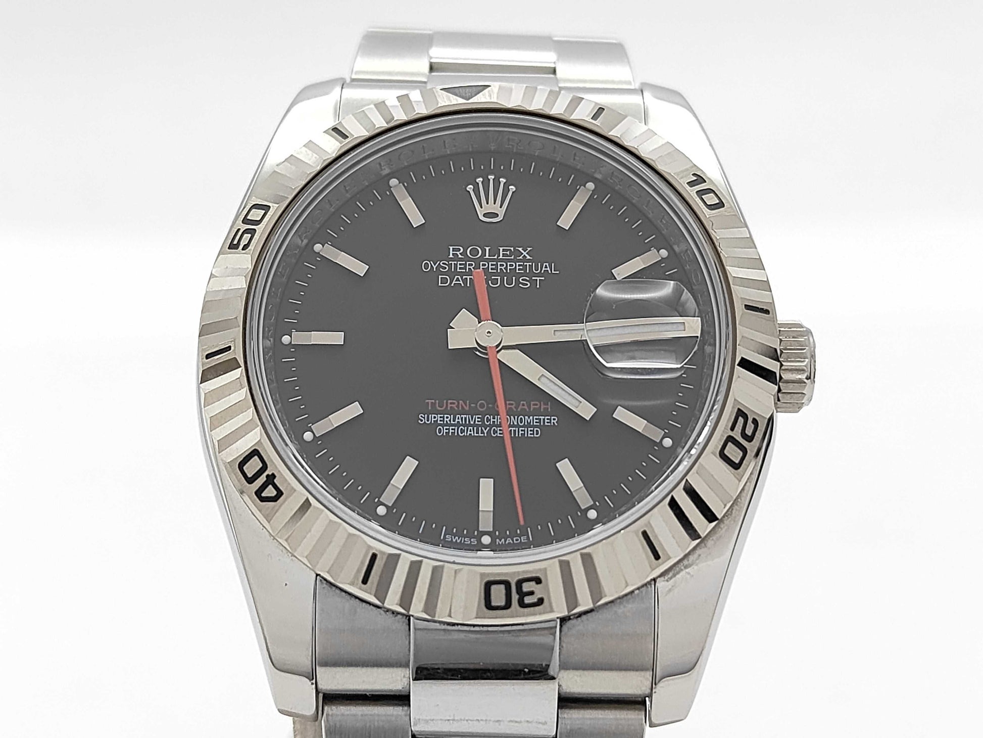 ROLEX 116264 M325218 Black Dial Oyster Bracelet Men's Watch