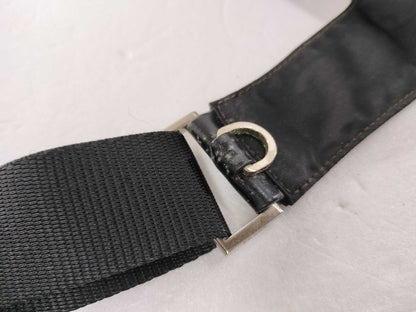 PRADA nylon body bag with triangle logo shoulder bag