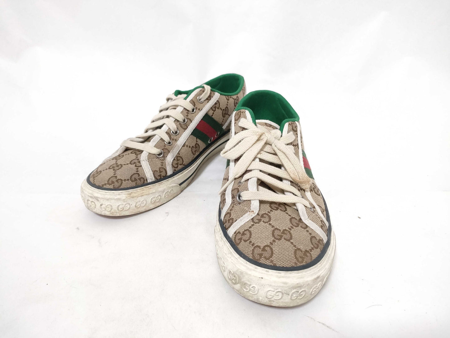 GUCCI GG Canvas Sherry Line Sneakers