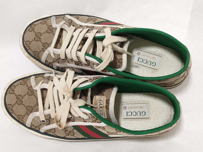 GUCCI GG Canvas Sherry Line Sneakers