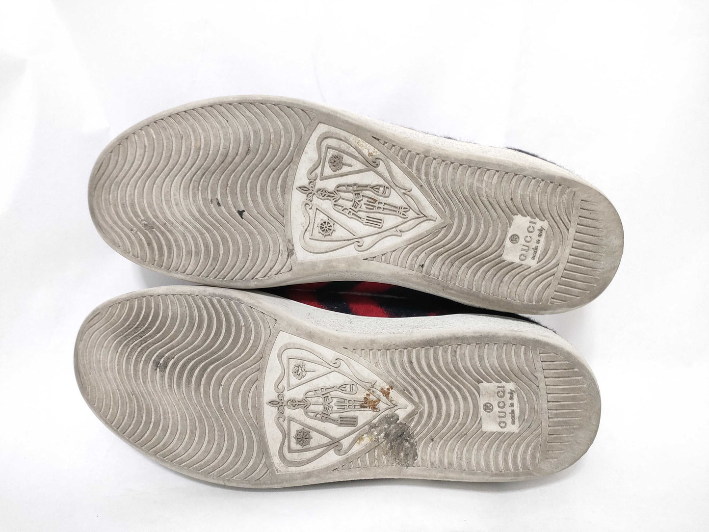 GUCCI GG logo felt sneakers