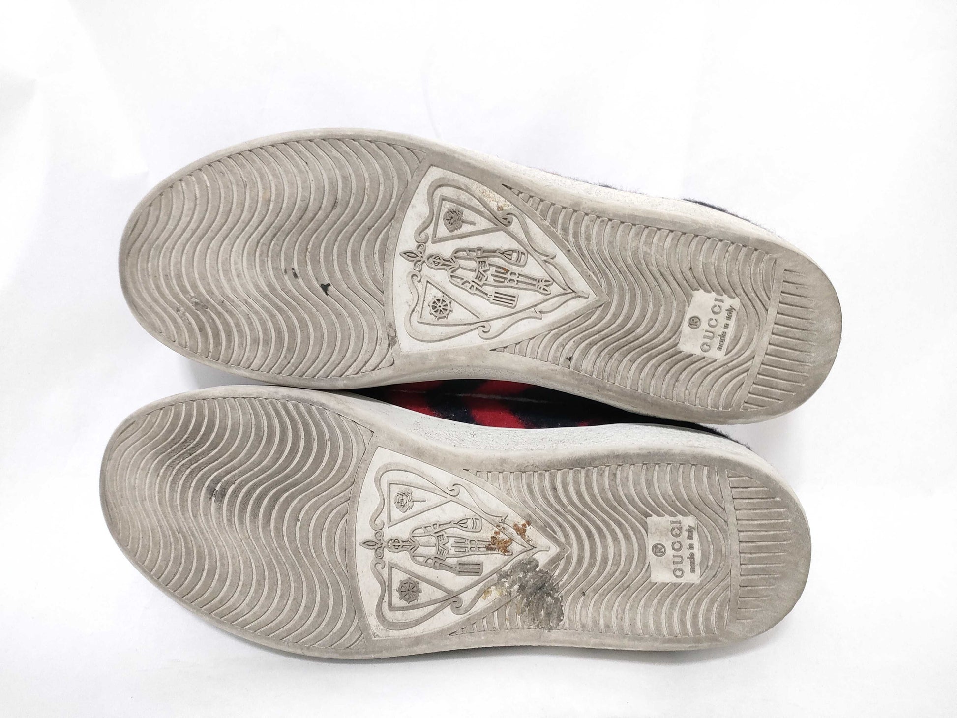 GUCCI GG logo felt sneakers