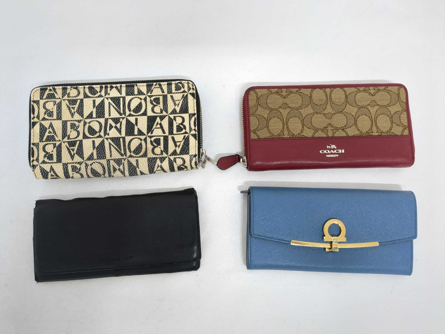 COACH Signature Long Wallets including Ferragamo/Burberry and other brands