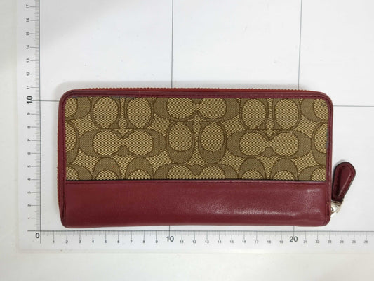 COACH Signature Long Wallets including Ferragamo/Burberry and other brands
